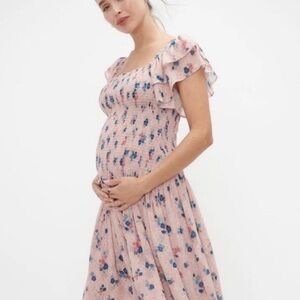 Hatch The Cosette Dress in Spring Bloom Floral Size 3 large Maternity Midi